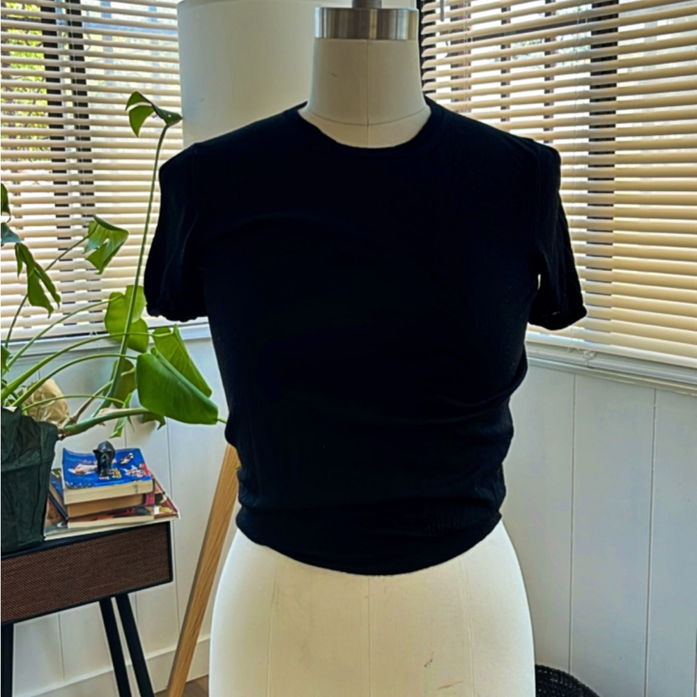 Yves Saint Laurent Black Short Sleeve Tee